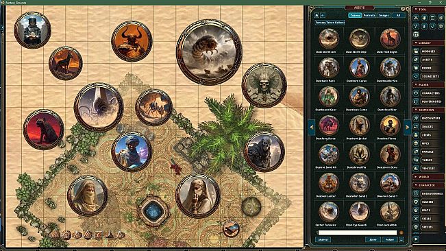 Fantasy Grounds - Fantasy Token Collection - Desert Denizens 01