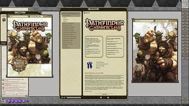 Fantasy Grounds - Pathfinder RPG - Chronicles: Classic Monsters Revisited