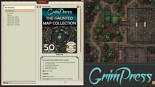 Fantasy Grounds - Map Collection - The Haunted