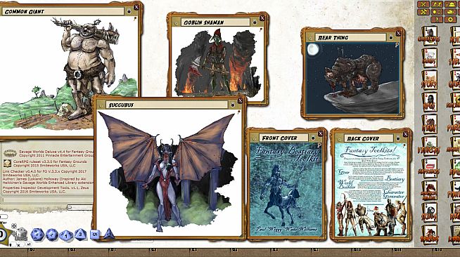 Fantasy Grounds - Fantasy Bestiary Toolkit (Savage Worlds)