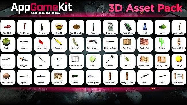 AppGameKit Studio - MEGA Media Pack