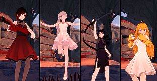 RWBY: Grimm Eclipse - Team RWBY Beacon Dance Costume Pack