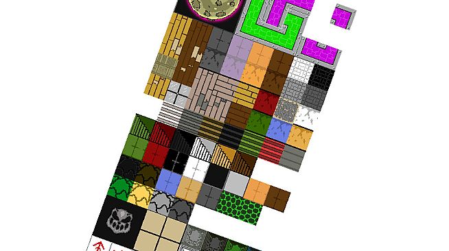 RPG Maker MZ - Pixel Pack 1 Characters - Faces - Tilesets