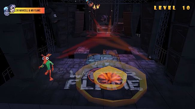 Dr. Mancell and Mr. Flame