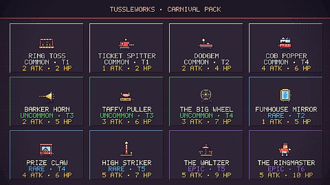 TUSSLE WORKS - Carnival Pack