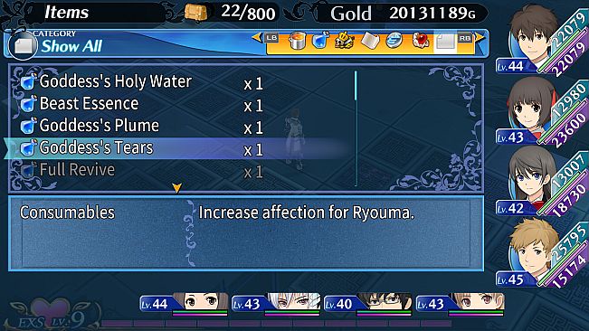 EXSTETRA - Item Set