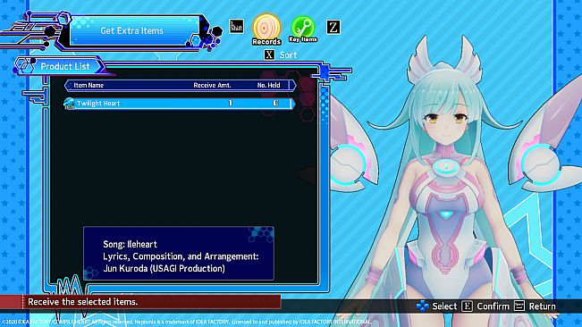 Neptunia Virtual Stars - In-game BGM Ileheart - "Twilight Heart"