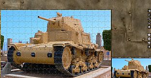 Pixel Puzzles WW2 Jigsaw - Pack: Italian Tanks