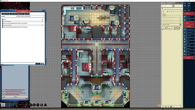 Fantasy Grounds - Starfinder RPG - FlipMat - Giant Starship