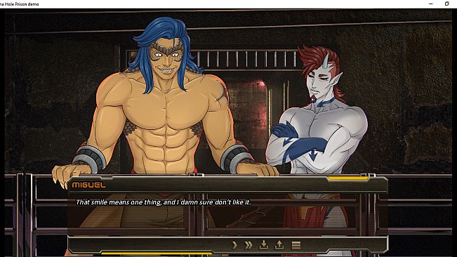 Alpha Hole Prison - A Yaoi, Gay, Bara Visual Novel