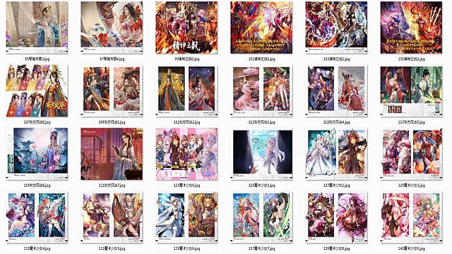 魔卡幻想 - 电子原画集