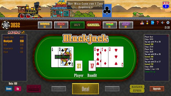 Poker Train - Blackjack
