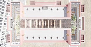 Larkin building by Frank Lloyd Wright