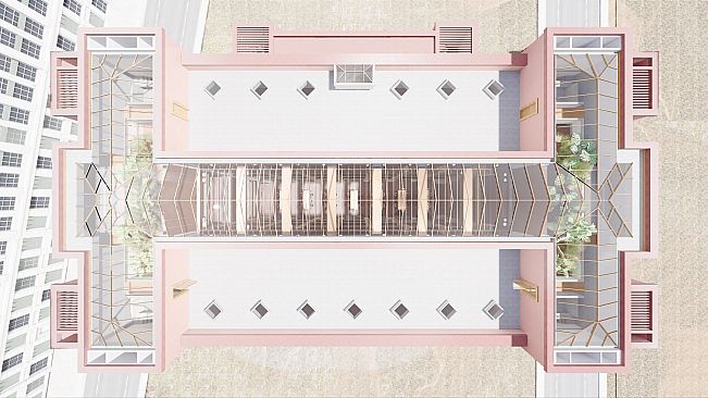 Larkin building by Frank Lloyd Wright