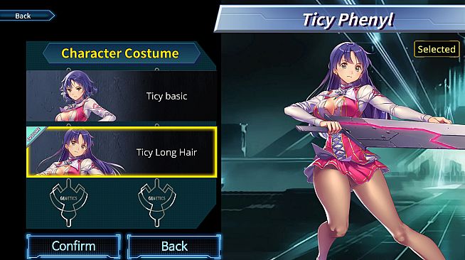 Battle Heroine Crisis COSTUME : Ticy Long Hair