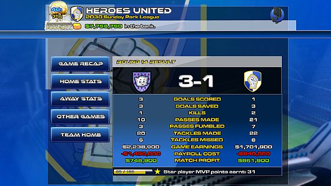 Heroic Sports Football : Enhanced Edition