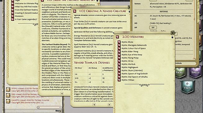 Fantasy Grounds - Mythic Monsters #21: Mythos Too (PFRPG)