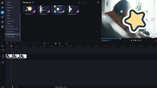 Movavi Video Editor 2023 - Eastern World Set