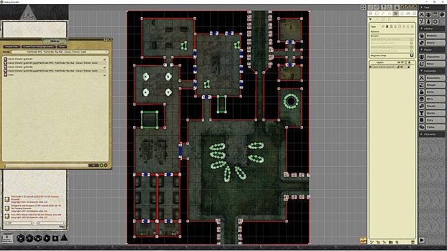 Fantasy Grounds - Pathfinder RPG - Pathfinder Flip-Mat - Classic Thieves' Guild