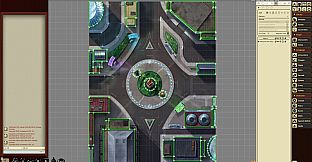 Fantasy Grounds - Starfinder RPG - Starfinder Flip-Mat - Metropolis