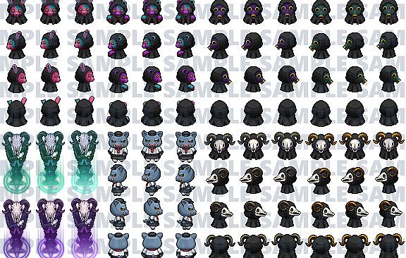 RPG Maker MZ - Creepy Land Tileset Pack Plus