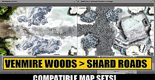 Fantasy Grounds - Meanders Map Pack: Shard Roads (Map Pack)