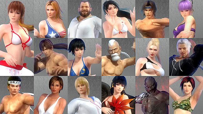 DOA5LR Zack Island Swimwear Set