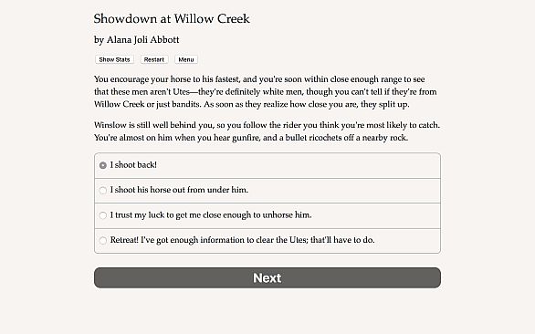 Showdown at Willow Creek