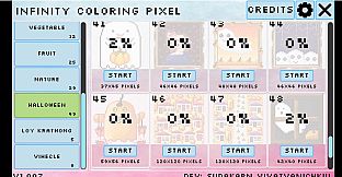 Infinity Coloring Pixel