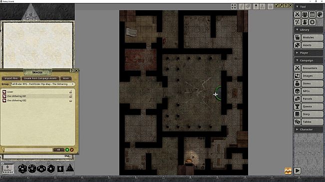 Fantasy Grounds - Pathfinder RPG - Pathfinder Flip-Mat: The Slithering