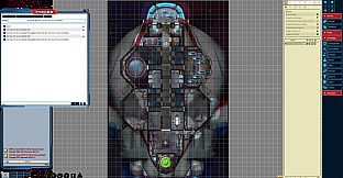 Fantasy Grounds - Starfinder RPG - Flip-Mat - Starship, The Sunrise Maiden