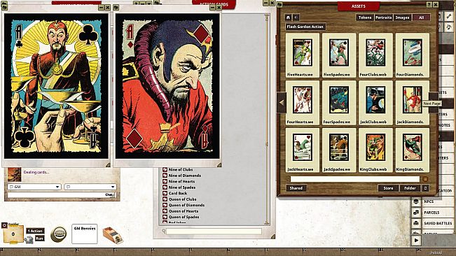 Fantasy Grounds - Flash Gordon Action Deck