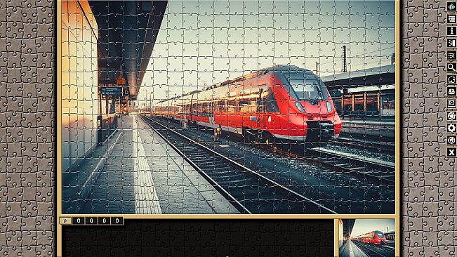 Pixel Puzzles Traditional Jigsaws Pack: Locomotive