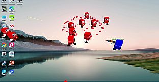 Desktop Cube-Man Triple Exp