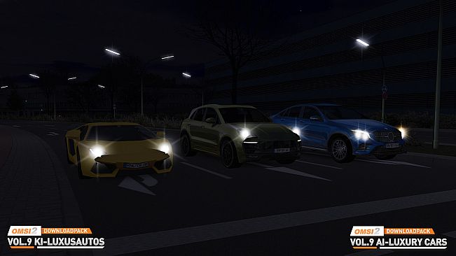OMSI 2 Add-on Downloadpack Vol. 9 - AI Luxury Cars