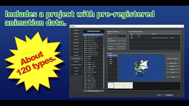 RPG Maker MV - MEGA FANTASY Pixel Effect Pack