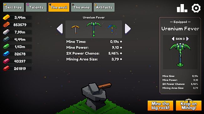 Keep on Mining! - Pickaxe skins SUPPORT PACK