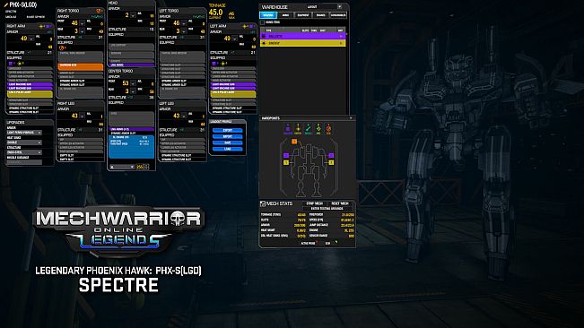 MechWarrior Online - Spectre Legendary Mech Pack