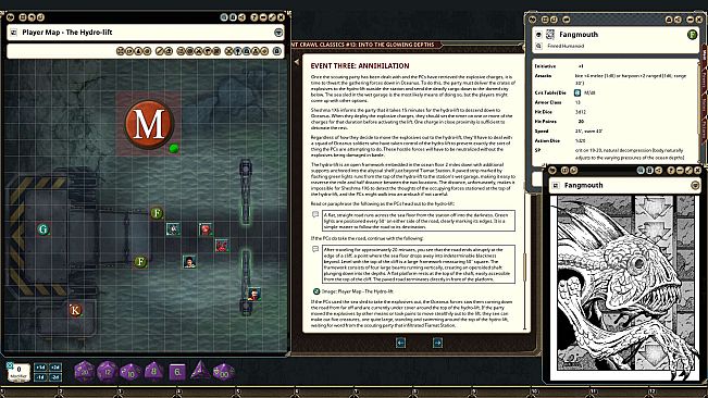 Fantasy Grounds - Mutant Crawl Classics #13: Into The Glowing Depths