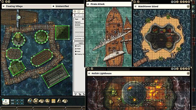 Fantasy Grounds - Map Collection - Nautical