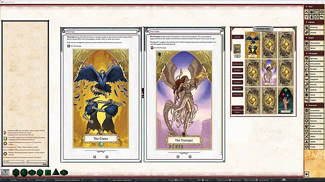Fantasy Grounds - Pathfinder 2 RPG - Harrow Deck