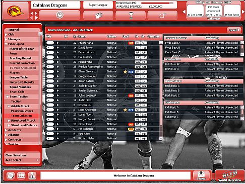 Rugby League Team Manager 2015