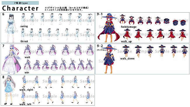 RPG Maker Unite Walking Graphics Pack 2