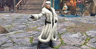 Monster Hunter Rise - "Fluffy Fur Belt" Hunter layered armor piece