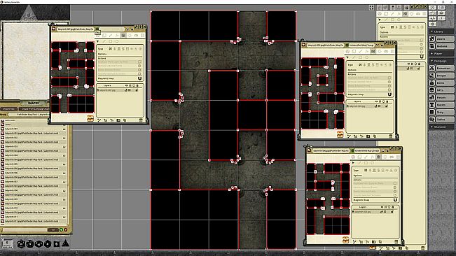 Fantasy Grounds - Pathfinder RPG - Map Pack: Labyrinth