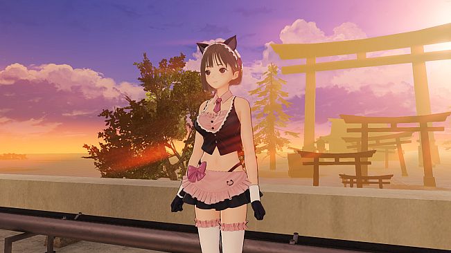 BLUE REFLECTION: Second Light - Ao Costume - Hospitable Kitty