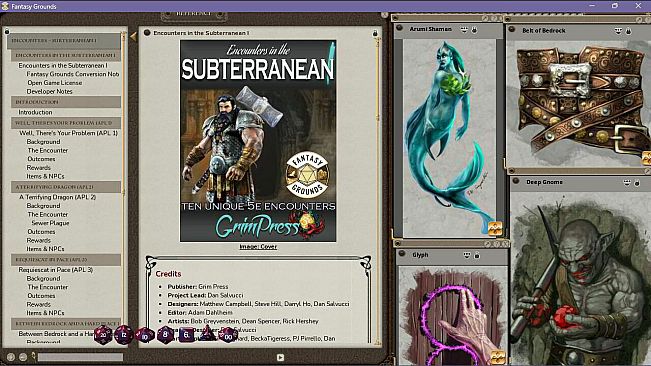 Fantasy Grounds - Encounters in the Subterranean I