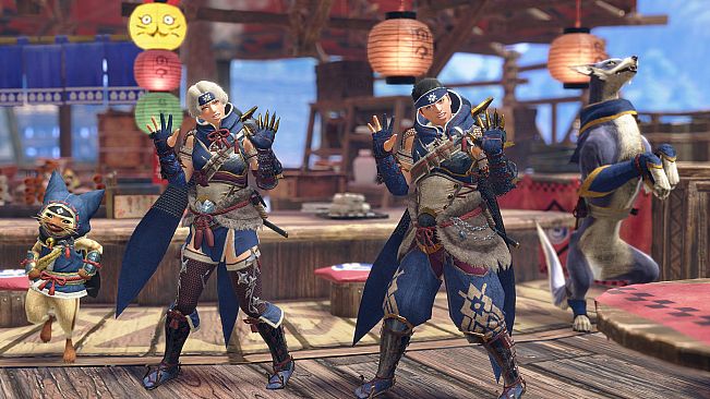 Monster Hunter Rise - "For the Fans" gesture set