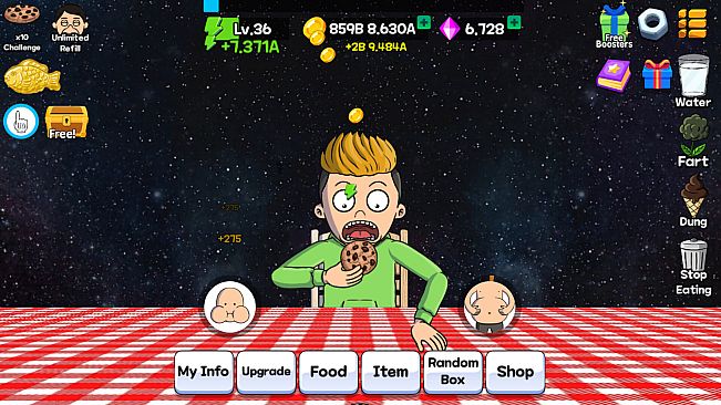 Food Fighter Clicker Games
