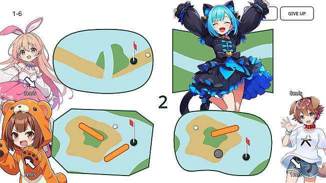 4 SCREENS, 1 PUTT